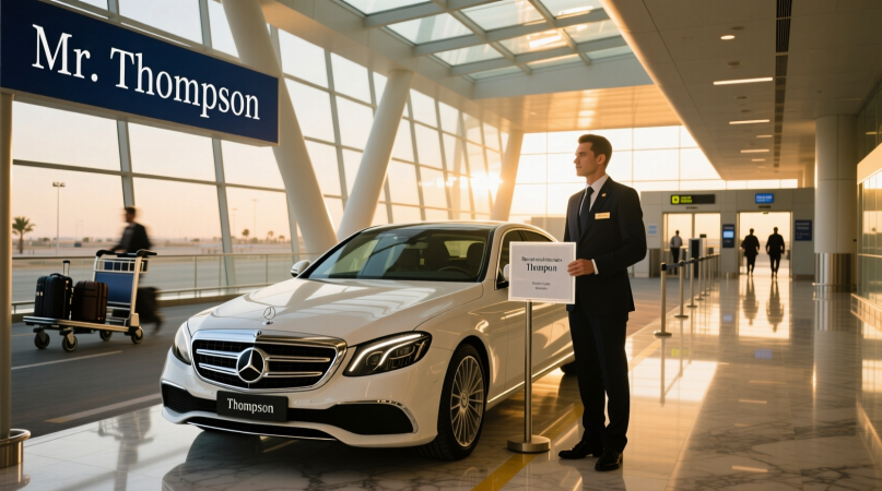 Larnaka Havalimanı’nda özel KKTC transfer karşılama