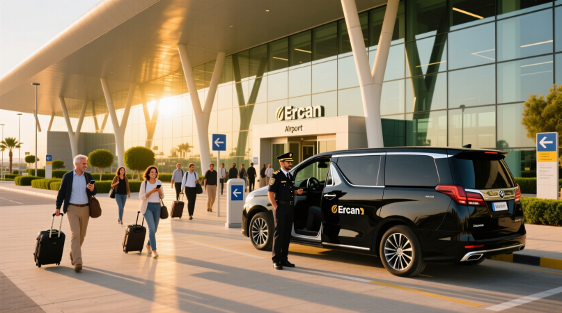 KKTC havalimanı transferi ile Ercan Havalimanı’ndan özel ulaşım